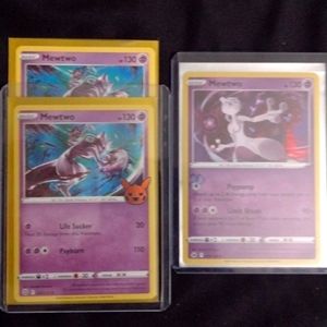 POKEMON-MEWTWO Trio RARE cards!#59/159,#56/172 Holo,#56/172.Perfect Condition